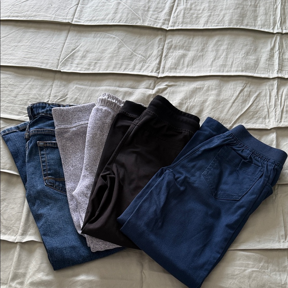 4 Kids Casual Bottoms - Multi-Color Pack size small 6-7